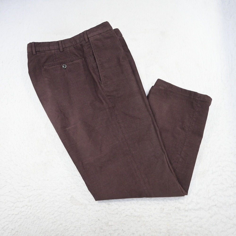 Incotex 1951 High Comfort Corduroy Trousers Mens 36 x 29 Slim Fit Straight